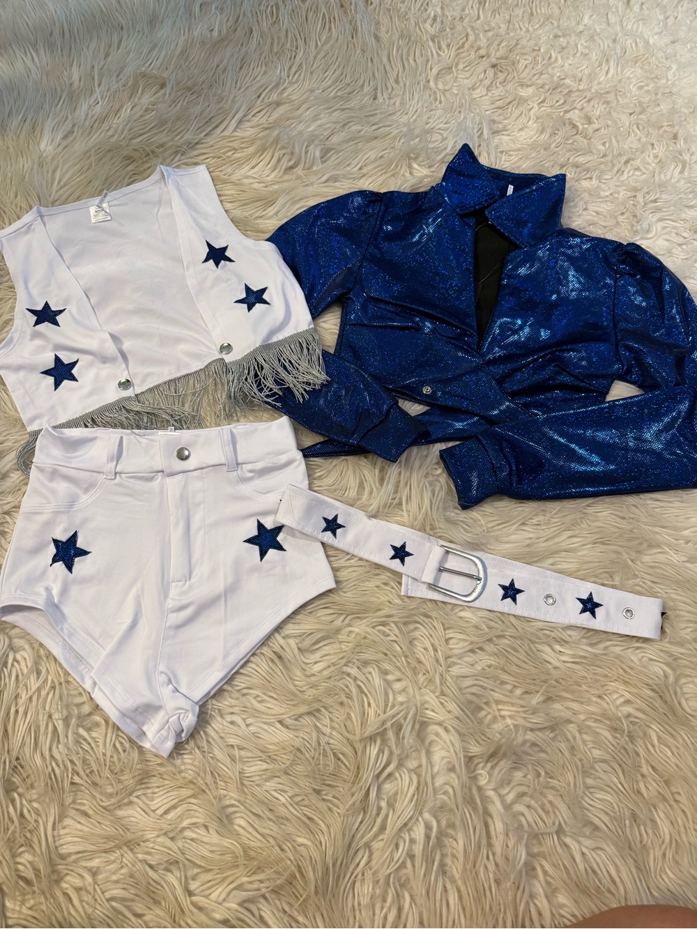 Women’s Dallas cowboys cheerleader costume (E9)